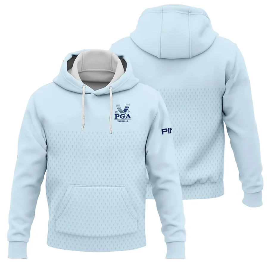 PGA Trophy Pattern Light Blue 2024 PGA Championship Valhalla Ping Hoodie Shirt Style Classic Hoodie Shirt