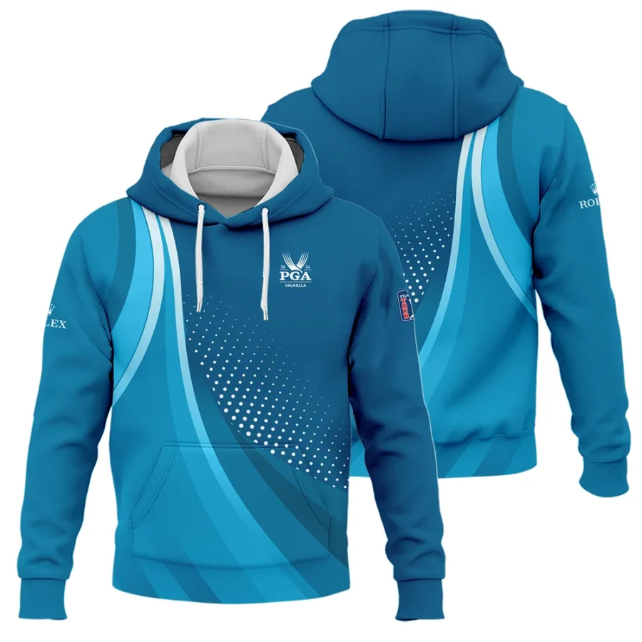 Golf Love Sport Color Blue 2024 PGA Championship Valhalla Rolex Hoodie Shirt Style Classic Hoodie Shirt