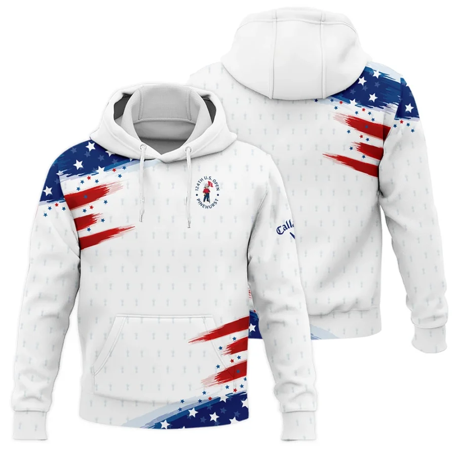 Golf Flag American 124th U.S. Open Pinehurst Callaway Hoodie Shirt Style Classic Hoodie Shirt