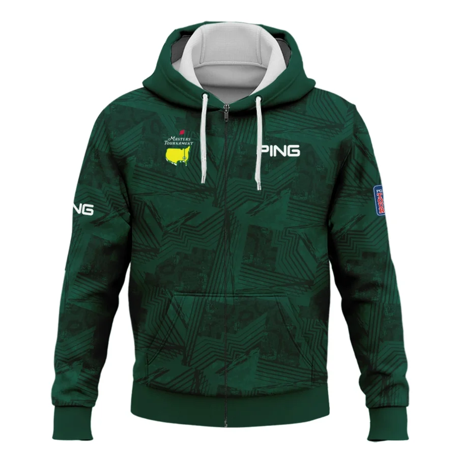 Masters Tournament Ping Sublimation Sports Dark Green Zipper Hoodie Shirt Style Classic Zipper Hoodie Shirt