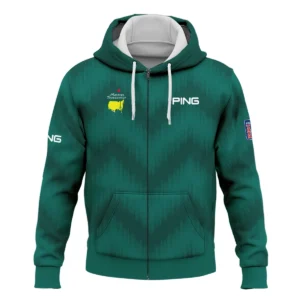 Golf Sport Green Gradient Stripes Pattern Ping Masters Tournament Hoodie Shirt Style Classic Hoodie Shirt