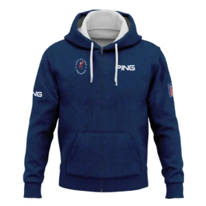 Ping 124th U.S. Open Pinehurst Stars Gradient Pattern Dark Blue Hoodie Shirt Style Classic Hoodie Shirt