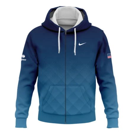 Nike Blue Abstract Background US Open Tennis Champions Hoodie Shirt Style Classic Hoodie Shirt