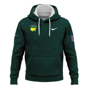 Golf Pattern Stars Dark Green Masters Tournament Nike Hoodie Shirt Style Classic Hoodie Shirt