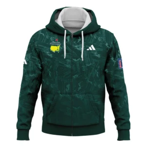 Dark Green Background Masters Tournament Adidas Quarter-Zip Jacket Style Classic Quarter-Zip Jacket