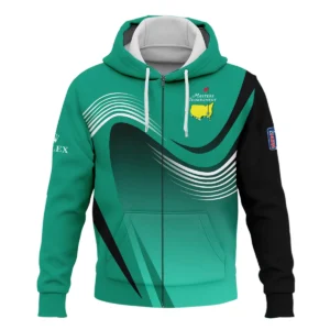 Golf Pattern Cup White Mix Green Masters Tournament Rolex Quarter-Zip Jacket Style Classic Quarter-Zip Jacket