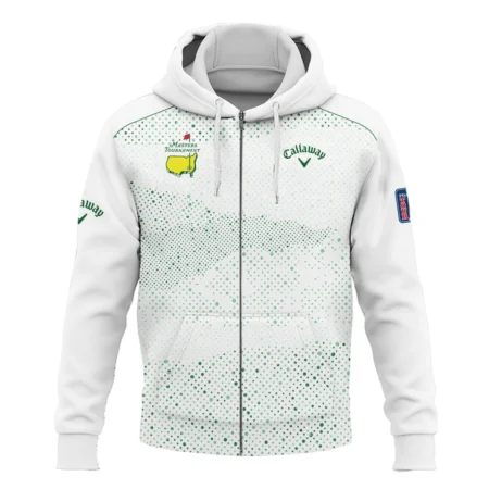 Golf Stye Classic White Mix Green Masters Tournament Callaway Zipper Hoodie Shirt Style Classic Zipper Hoodie Shirt