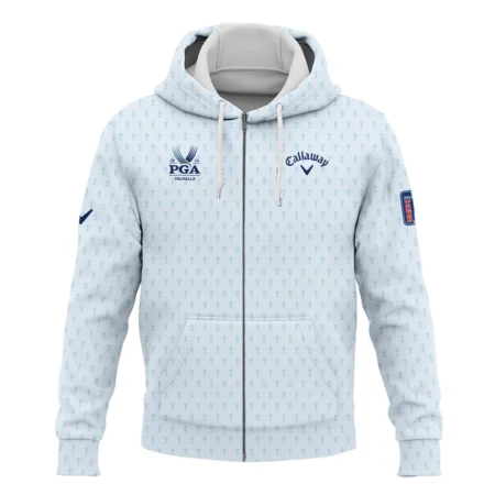 Golf Pattern Cup White Mix Light Blue 2024 PGA Championship Valhalla Callaway Unisex Sweatshirt Style Classic Sweatshirt