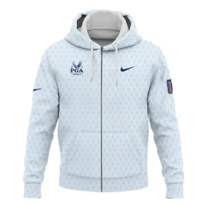 Golf Pattern Cup White Mix Light Blue 2024 PGA Championship Valhalla Nike Hoodie Shirt Style Classic Hoodie Shirt