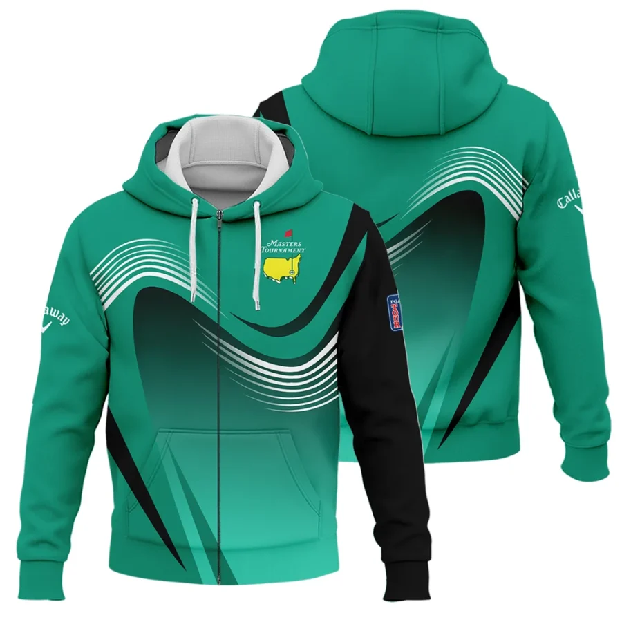 Golf Pattern Cup White Mix Green Masters Tournament Callaway Zipper Hoodie Shirt Style Classic Zipper Hoodie Shirt