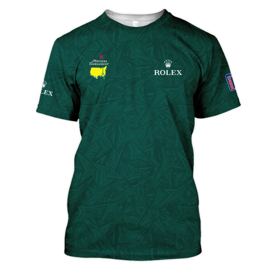 Stars Dark Green Abstract Sport Masters Tournament Rolex Unisex T-Shirt Style Classic T-Shirt