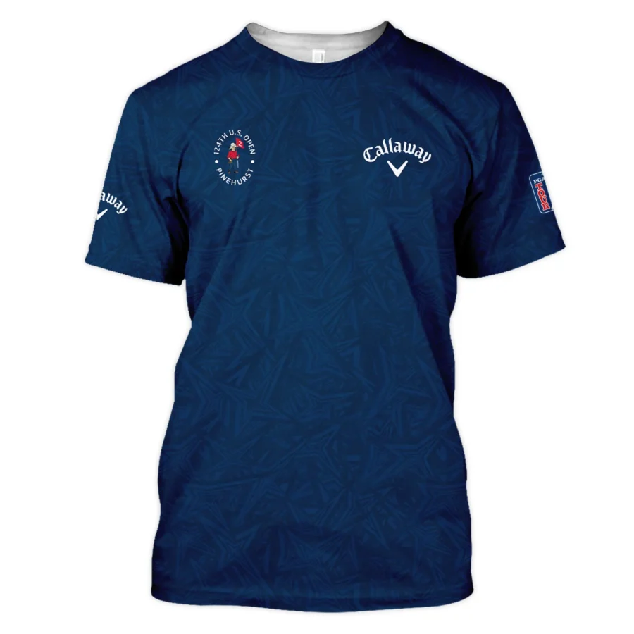 Callaway 124th U.S. Open Pinehurst Stars Gradient Pattern Dark Blue Unisex T-Shirt Style Classic T-Shirt