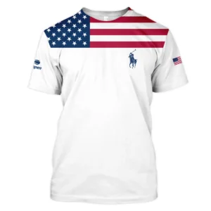 US Open Tennis Champions Ralph Lauren USA Flag White Quarter-Zip Jacket Style Classic Quarter-Zip Jacket
