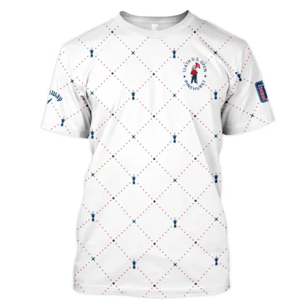 Argyle Pattern With Cup 124th U.S. Open Pinehurst Callaway Unisex T-Shirt Style Classic T-Shirt