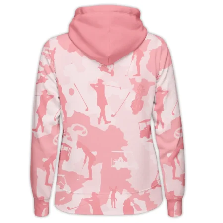 Pink Color Camo 79th U.S. Women’s Open Lancaster Zipper Hoodie Shirt Pink Color All Over Print Zipper Hoodie Shirt