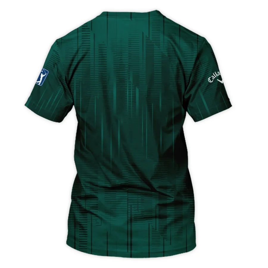 Masters Tournament Callaway Dark Green Gradient Stripes Pattern Unisex T-Shirt Style Classic T-Shirt