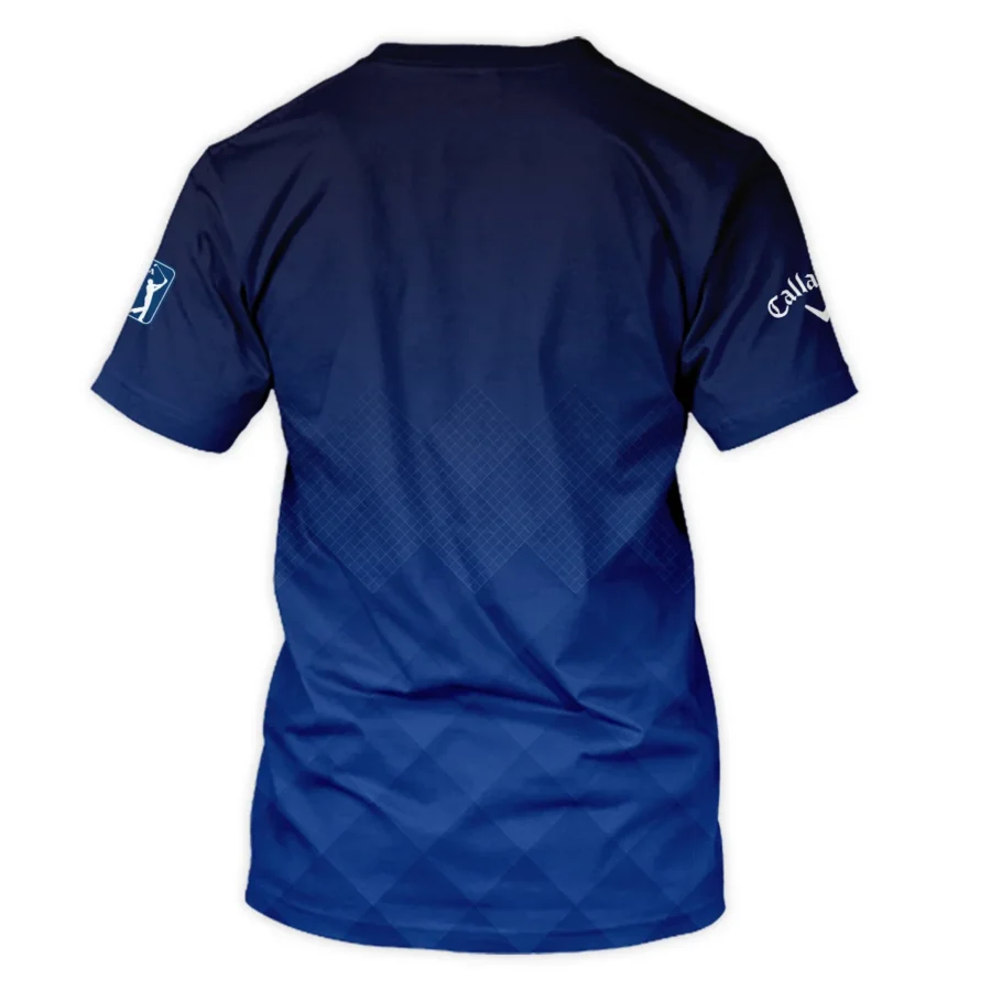 124th U.S. Open Pinehurst Callaway Dark Blue Gradient Stripes Pattern Unisex T-Shirt Style Classic T-Shirt