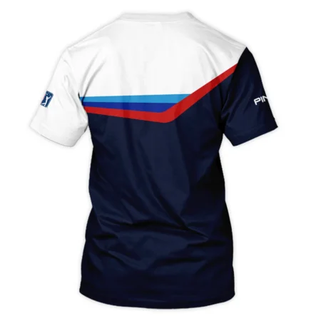 124th U.S. Open Pinehurst Golf Blue Red Line White Pattern Ping Unisex T-Shirt Style Classic T-Shirt