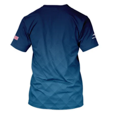 Adidas Blue Abstract Background US Open Tennis Champions Unisex T-Shirt Style Classic T-Shirt