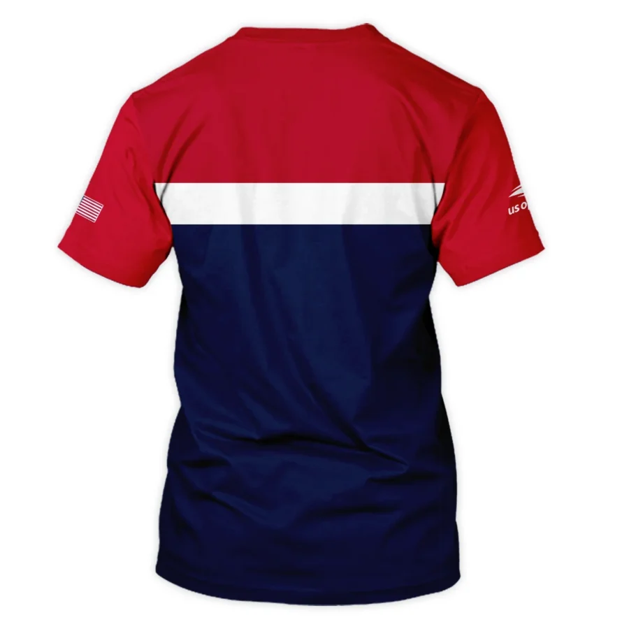 Lacoste Blue Red White Background US Open Tennis Champions Unisex T-Shirt Style Classic T-Shirt