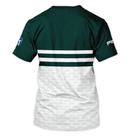 Dark Green Mix White With Logo Pattern Masters Tournament Ping Unisex T-Shirt Style Classic T-Shirt