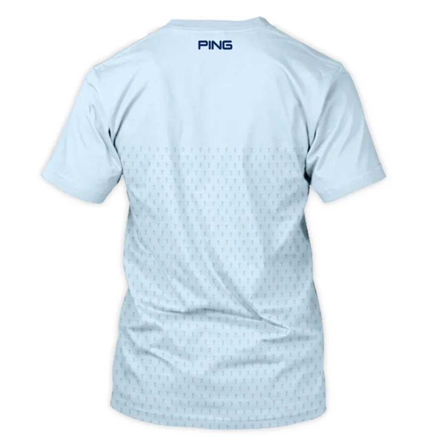 PGA Trophy Pattern Light Blue 2024 PGA Championship Valhalla Ping Unisex T-Shirt Style Classic T-Shirt