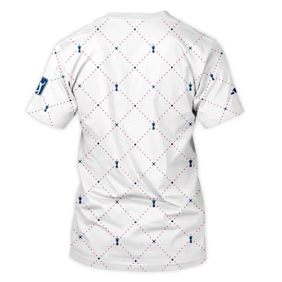 Argyle Pattern With Cup 124th U.S. Open Pinehurst Adidas Unisex T-Shirt Style Classic T-Shirt