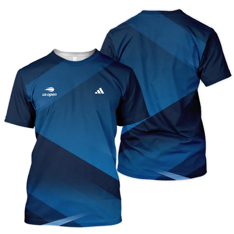 US Open Tennis Champions Dark Blue Background Adidas Unisex T-Shirt Style Classic T-Shirt