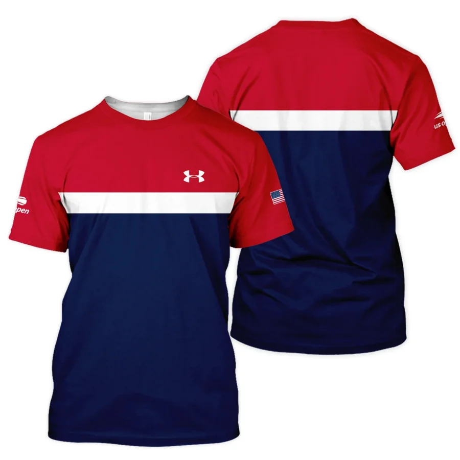 Under Armour Blue Red White Background US Open Tennis Champions Unisex T-Shirt Style Classic T-Shirt