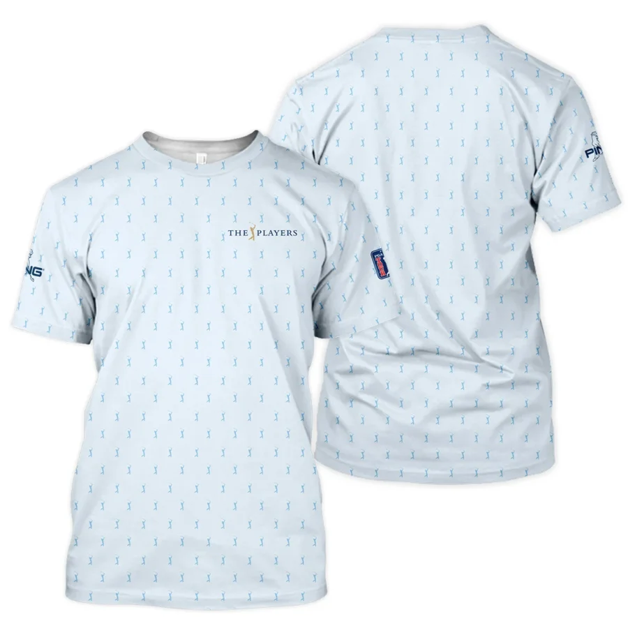 Golf Pattern Light Blue THE PLAYERS Championship Ping Unisex T-Shirt Style Classic T-Shirt