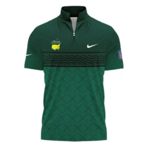 Dark Green Pattern Sublimation Sport Masters Tournament Adidas Style Classic Quarter Zipped Sweatshirt