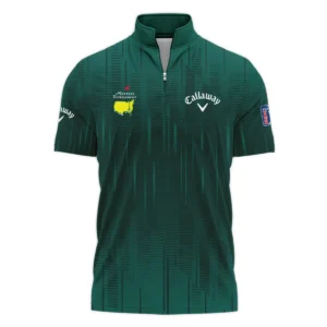 Masters Tournament Ping Dark Green Gradient Stripes Pattern Polo Shirt Style Classic Polo Shirt For Men