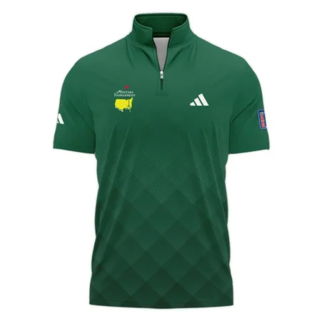 Masters Tournament Adidas Gradient Dark Green Pattern Quarter-Zip Jacket Style Classic Quarter-Zip Jacket