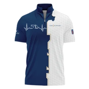 Golf Heart Beat Navy Blue THE PLAYERS Championship Rolex Vneck Polo Shirt Style Classic Polo Shirt For Men