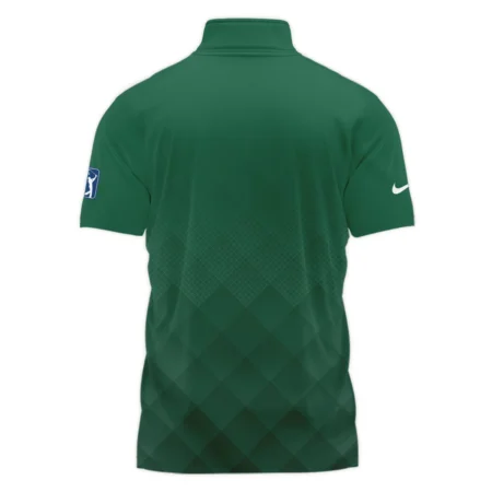 Masters Tournament Nike Gradient Dark Green Pattern Style Classic, Short Sleeve Polo Shirts Quarter-Zip Casual Slim Fit Mock Neck Basic