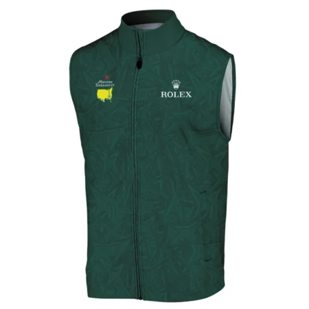 Stars Dark Green Abstract Sport Masters Tournament Rolex Sleeveless Jacket Style Classic Sleeveless Jacket