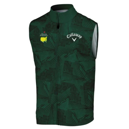 Masters Tournament Callaway Sublimation Sports Dark Green Sleeveless Jacket Style Classic Sleeveless Jacket