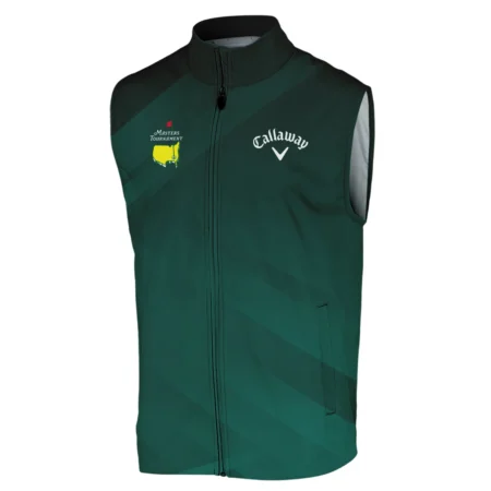 Masters Tournament Dark Green Gradient Golf Sport Callaway Sleeveless Jacket Style Classic Sleeveless Jacket