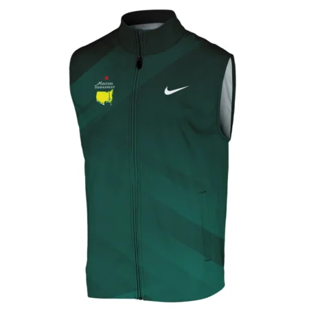 Masters Tournament Dark Green Gradient Golf Sport Nike Sleeveless Jacket Style Classic Sleeveless Jacket