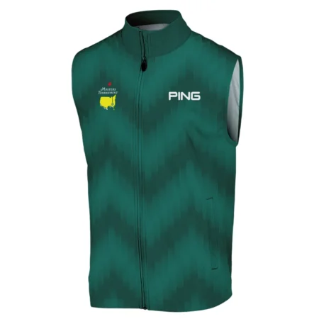 Golf Sport Green Gradient Stripes Pattern Ping Masters Tournament Sleeveless Jacket Style Classic Sleeveless Jacket