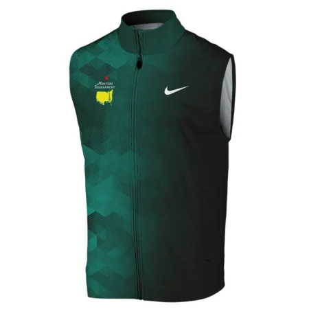 Nike Golf Sport Dark Green Gradient Abstract Background Masters Tournament Sleeveless Jacket Style Classic Sleeveless Jacket