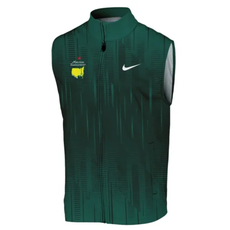 Masters Tournament Nike Dark Green Gradient Stripes Pattern Sleeveless Jacket Style Classic Sleeveless Jacket