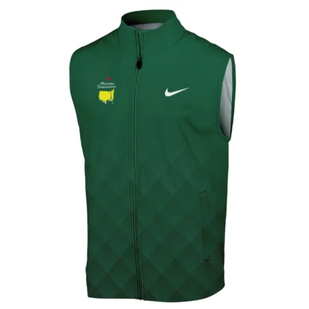 Masters Tournament Nike Gradient Dark Green Pattern Sleeveless Jacket Style Classic Sleeveless Jacket