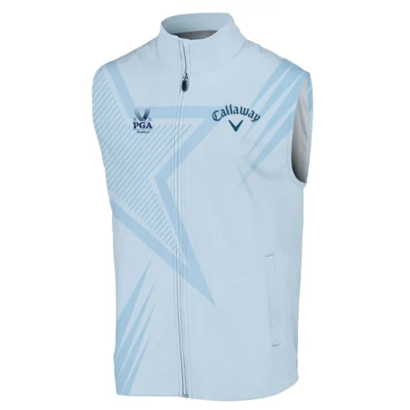 2024 PGA Championship Valhalla Golf Star Line Pattern Light Blue Callaway Sleeveless Jacket Style Classic Sleeveless Jacket