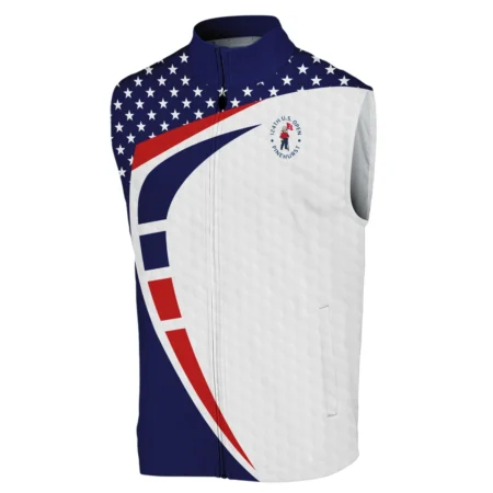 124th U.S. Open Pinehurst Callaway US Flag Blue Red Stars Sleeveless Jacket Style Classic Sleeveless Jacket