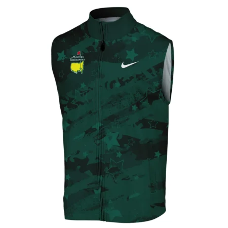 Dark Green Stars Pattern Grunge Background Masters Tournament Nike Sleeveless Jacket Style Classic Sleeveless Jacket