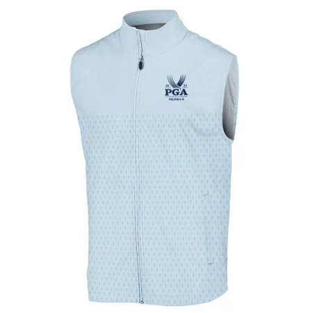 PGA Trophy Pattern Light Blue 2024 PGA Championship Valhalla Callaway Sleeveless Jacket Style Classic Sleeveless Jacket