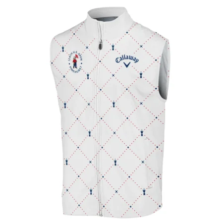 Argyle Pattern With Cup 124th U.S. Open Pinehurst Callaway Sleeveless Jacket Style Classic Sleeveless Jacket