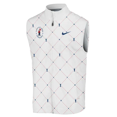 Argyle Pattern With Cup 124th U.S. Open Pinehurst Nike Sleeveless Jacket Style Classic Sleeveless Jacket