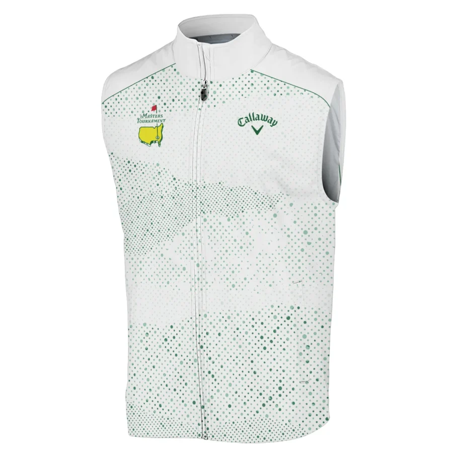 Golf Stye Classic White Mix Green Masters Tournament Callaway Sleeveless Jacket Style Classic Sleeveless Jacket